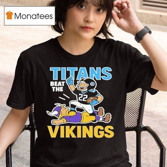 Tennessee Titans Beat The Minnesota Vikings Mascot Shirt