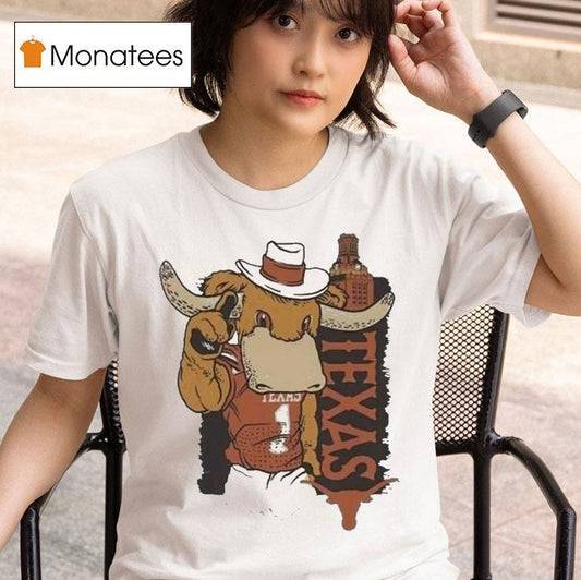 Texas Longhorns Image One Hyper Local House Mascot Built Shirt