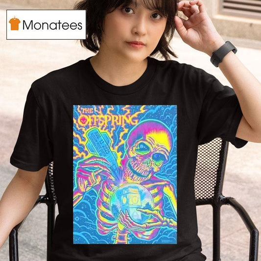 The Offspring At Washington State Fair In Puyallup On August 13 2025 Skeleton Shirt
