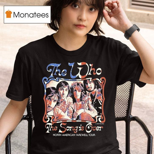 The Who The Song Is Over North America 2025 Farewell Tour Photo Dateback Shirt