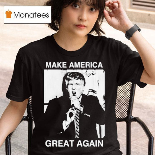 Trump Gun In Mouth Make America Great Again Shirt