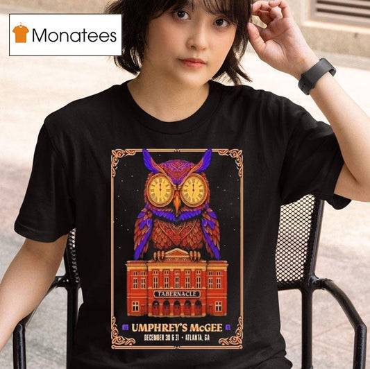 Umphrey's Mcgee Dec 30-31 2025 Atlanta Ga Tour Shirt