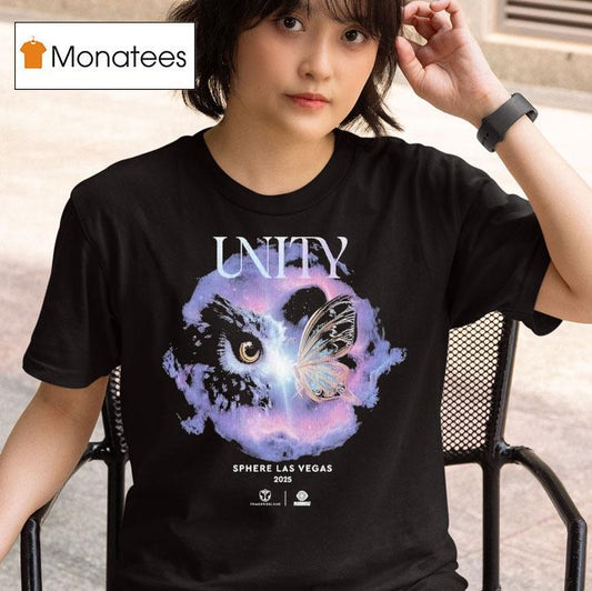 Unity Sphere Las Vegas 2025 Owl Butterfly Shirt
