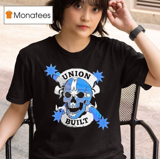 Victoria Cfmeu Union Built Fear Stops You Skull Shirt