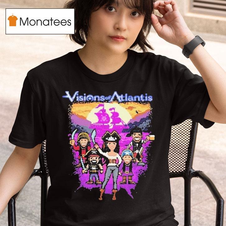 Visions Of Atlantis 8bit Party Pirates Shirt