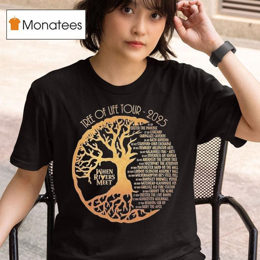 When Rivers Meet Dudes Tree Of Life Tour 2025 Shirt