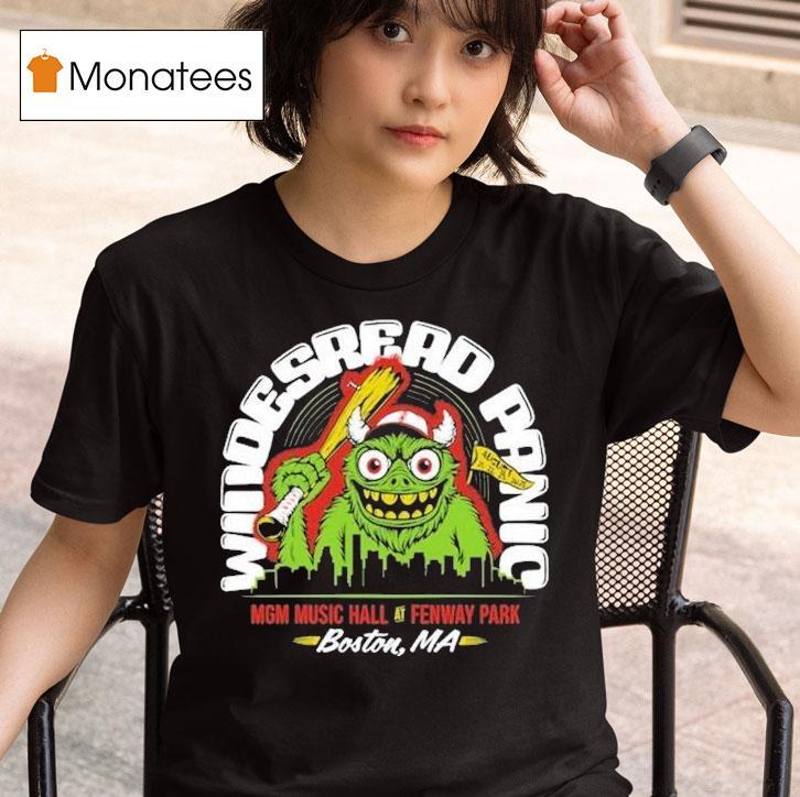 Widespread Panic Agust 21-23 2025 Mgm Music Hall At Fenway Park Boston, Ma Boston Red Sox Mascot Shirt