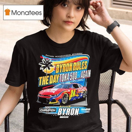 William Byron 2025 The Daytona 500 Again Champion Shirt