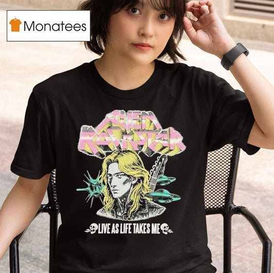 Wmc Jooyeon Alien Rock Star Live As Life Takes Me Shirt