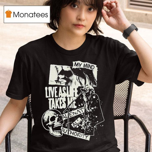 Wmc Jooyeon Wearing My Mind Live As Life Takes Me Alien At All Authority Like Skull Shirt