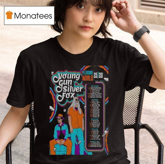 Young Gun Silver Fox Pleasure World Fall Tour 2026 Dates Shirt