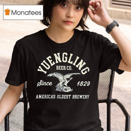 Yuengling Beer Co. America's Oldest Brewery Since 1829 Eagle Shirt