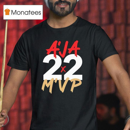 A'ja Wilson 22 Mvp Las Vegas Aces Basketball Shirt