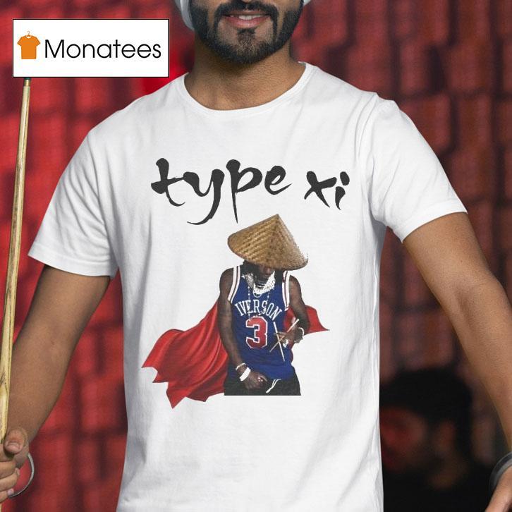 Allen Iverson Type Xi Shirt