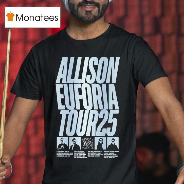 Allison Euforia Tour 2025 Dates Photo Shirt