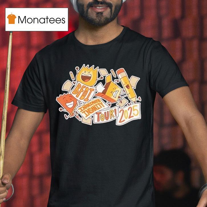 Bfdi X Inanimate Insanity 2025 Tour Shirt