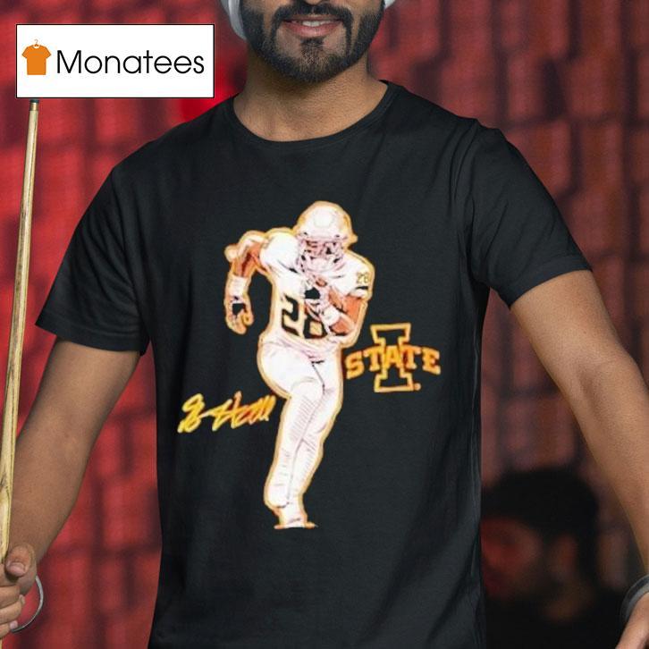 Breece Hall Superstar Pose Iowa Hawkeyes Shirt
