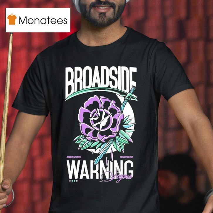 Broadside Warning Signs Flower Shirt