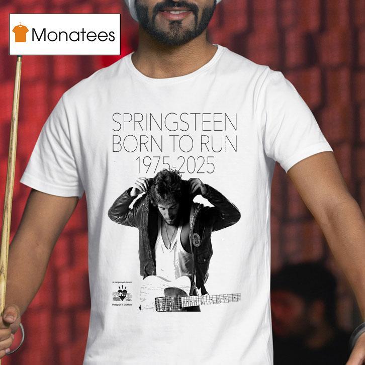 Bruce Springsn 50th Anniversary Born To Run 1975 2925 Shirt