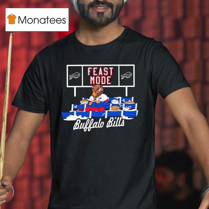 Buffalo Bills Football Mascot Eating Feast Mode Shirt