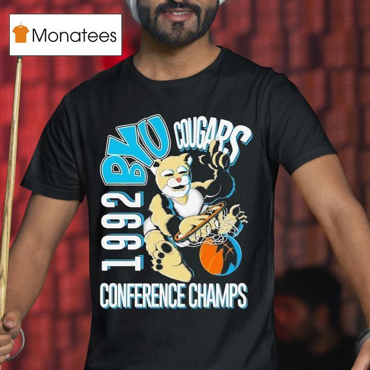 Byu Cougars Conference Champs 1992 Mascot Shirt