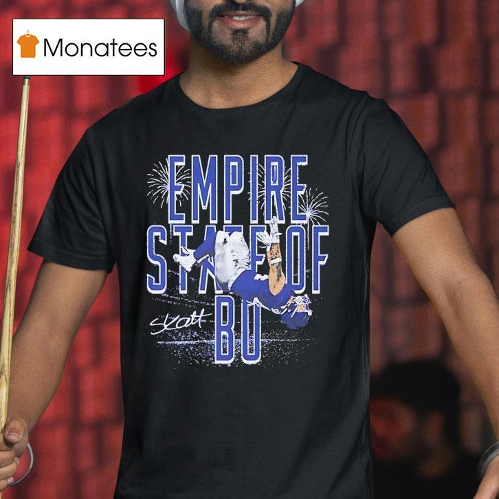 Cam Skattebo Empire State Of Bo New York Giants Football Shirt