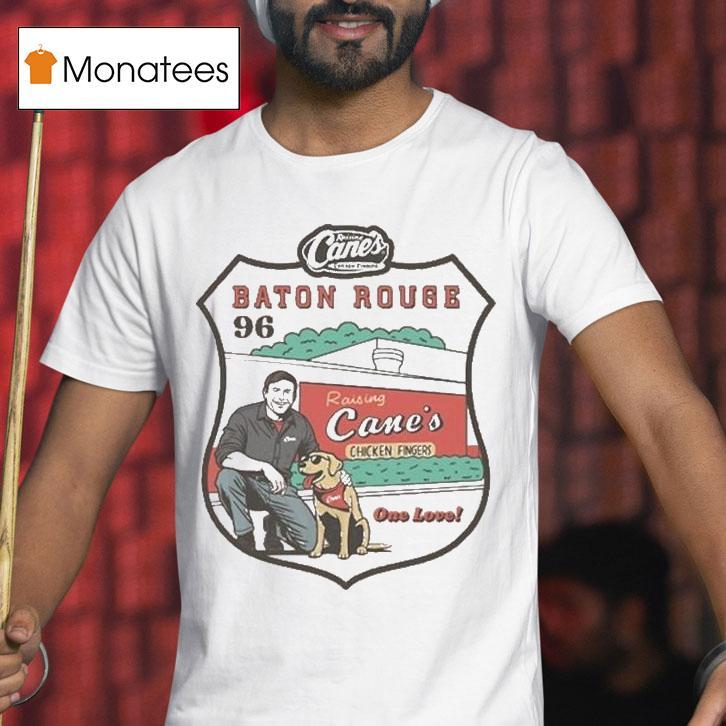 Cane's Road Trip Baton Rouge One Love Shirt