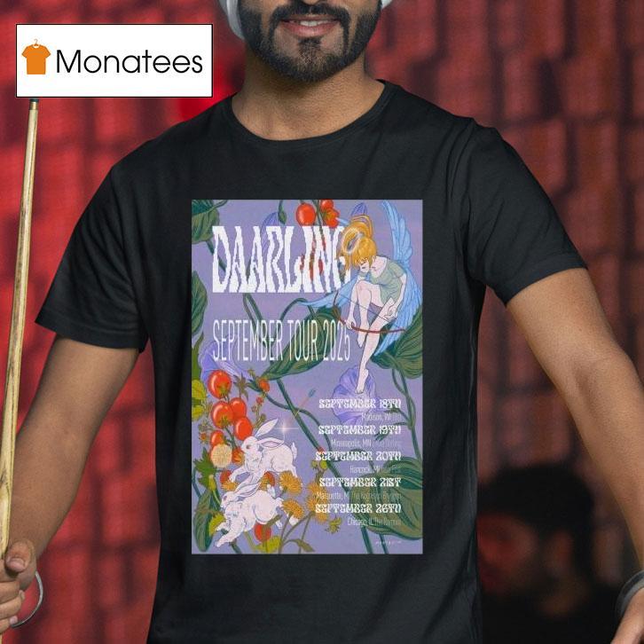 Daarling September Tour 2025 Bunny Shirt