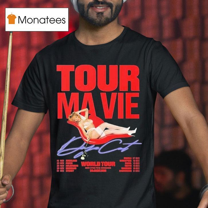 Doja Cat Ma Vie World Tour 2025 5th Album And Jealous Type With Dates Shirt