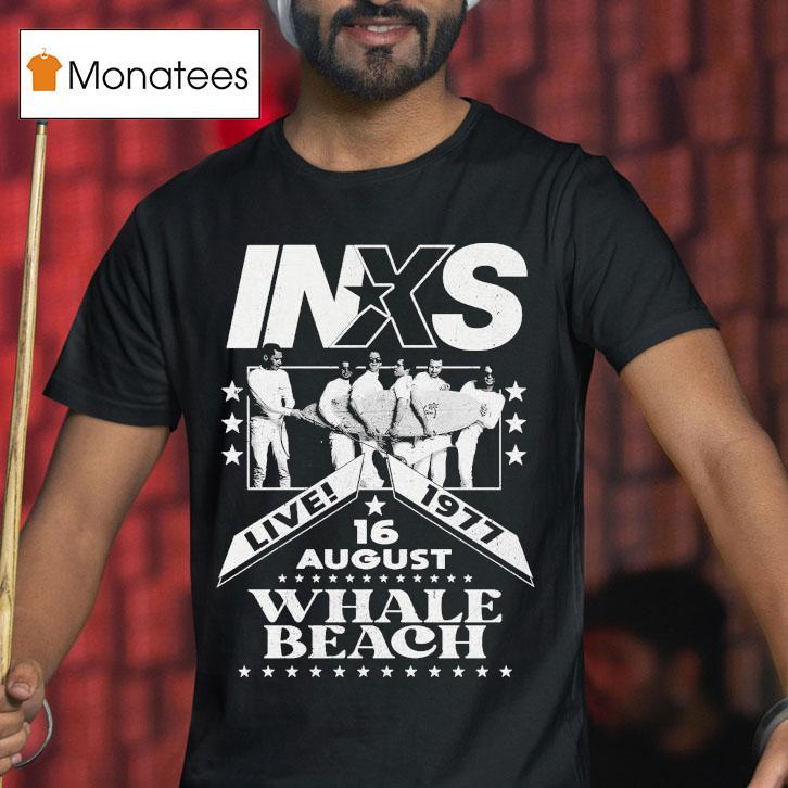 Inxs Whale Beach Live 1977 Flyer Shirt