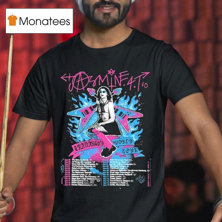 Jasmine.4.t Tranarchy World Tour 2025 Dates Start In Toronto On At The Baby G On September 26th Shirt