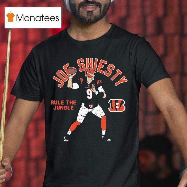 Joe Burrow Cincinnati Bengals Player Rule The Jungle Joe Shiesty Shirt