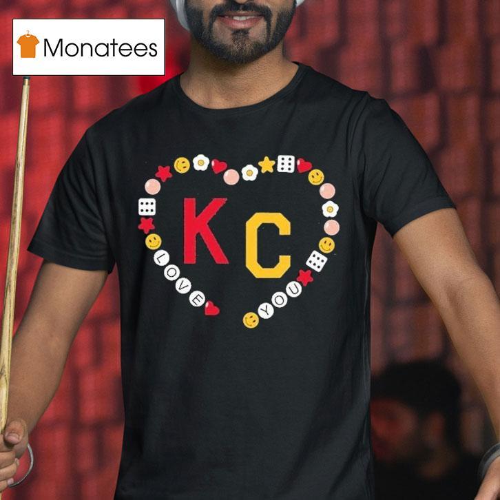 Kansas City Kc Love You Friendship Bracelet Shirt
