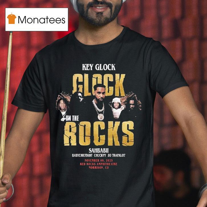 Key Glock On The Rock Show On November 9th 2025 At Red Rocks Park And Amphitheatre In Morrison Co Shirt