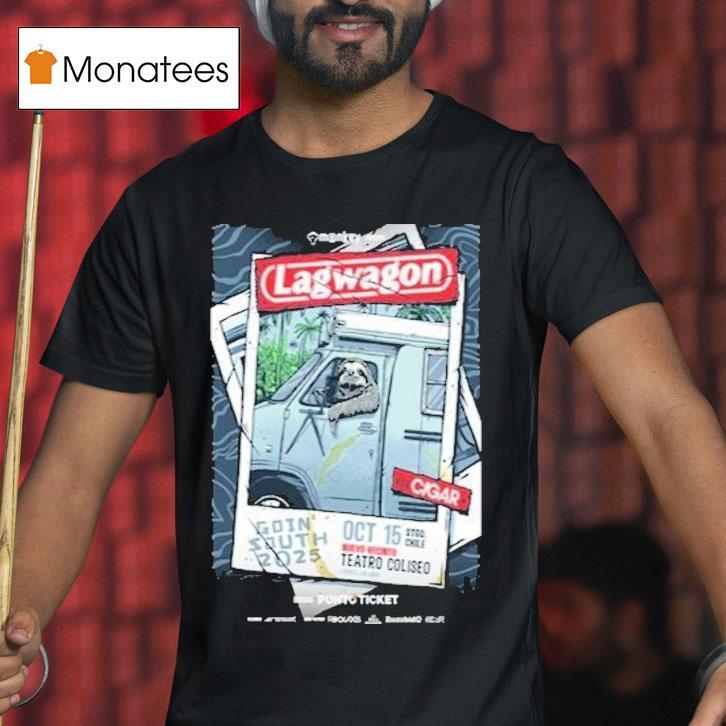Lagwagon October 15 2025 Santiago De Chile Tour Shirt