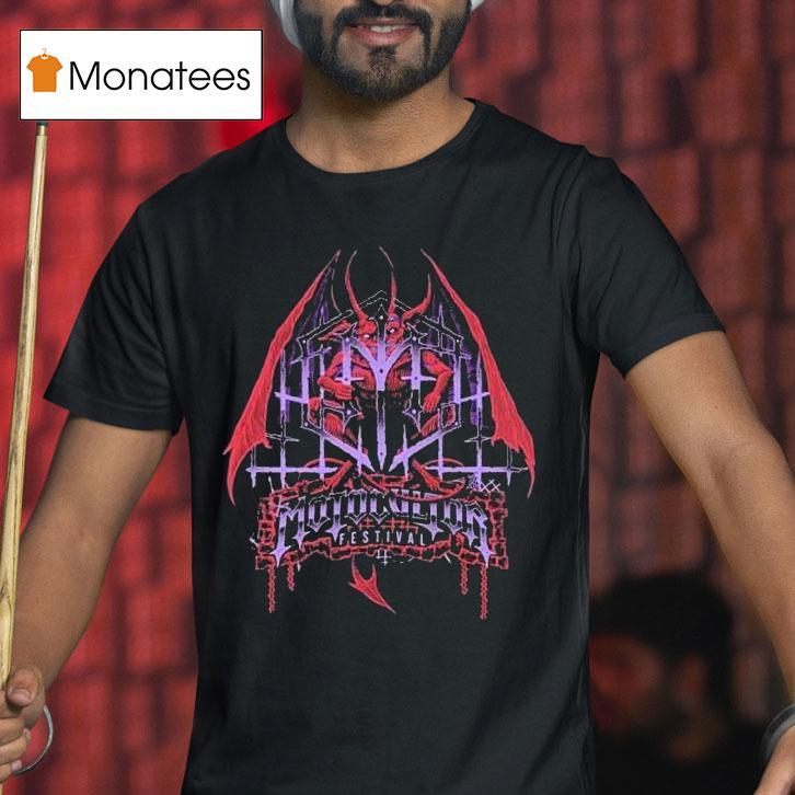 Motocultor Festival Winged Demon With Tour Dates In Carhaix-plouguer France On 14 15 16 17 August 2025 Shirt