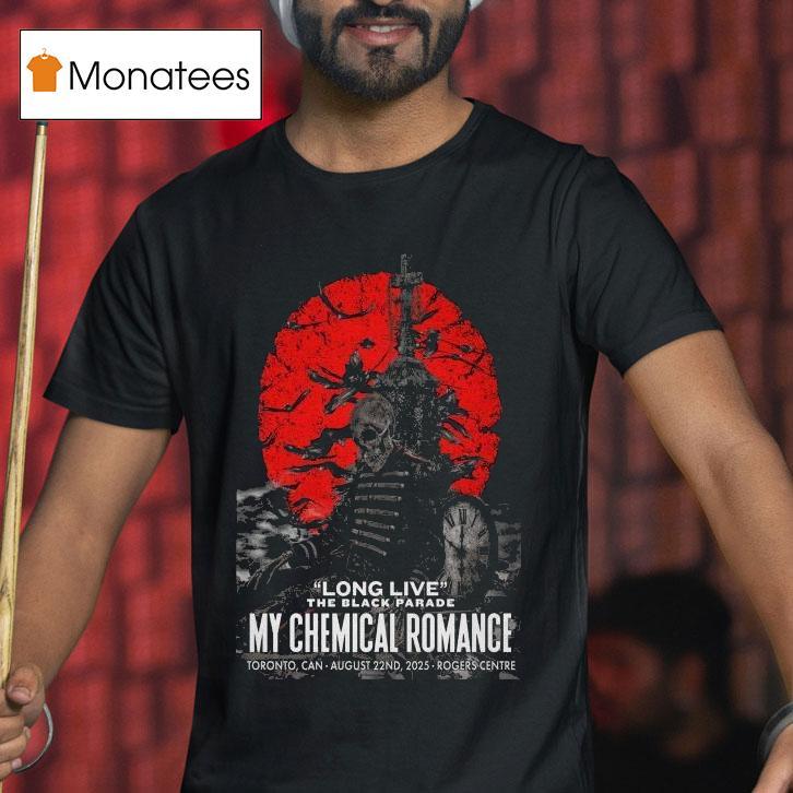 My Chemical Romance Long Live The Black Parade Toronto, On 08-22-2025 Skeleton Shirt