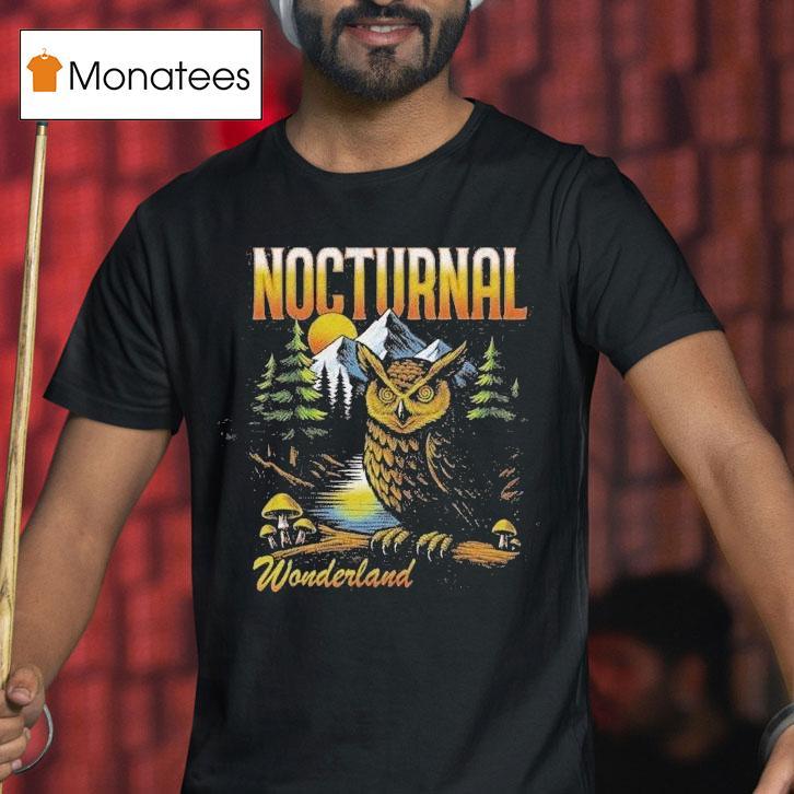 Nocturnal Wonderland Watcher Owl Shirt