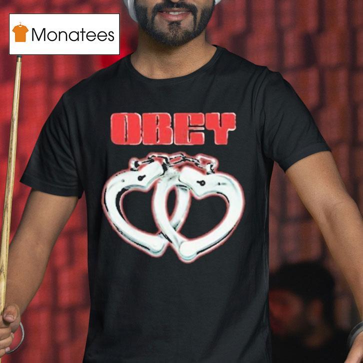 Obey Cuffs Hearts Shirt