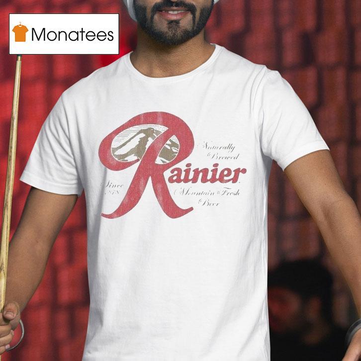 Rainier Beer Naturally Brewed Logo Shirt