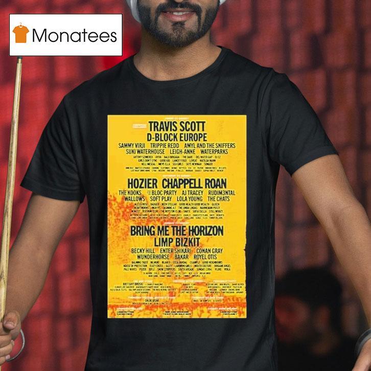 Reading And Leeds Festival 2025 For Leeds Festival On August 21 To August 24 Bramham Park In Leeds England Shirt