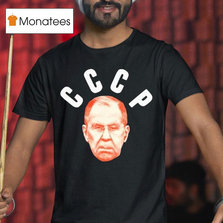 Sergey Viktorovich Lavrov Ussr Cccp Face Head Shirt