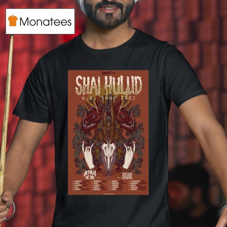 Shai Hulud Tour Usa 2025 Dates Hands Bunny Shirt