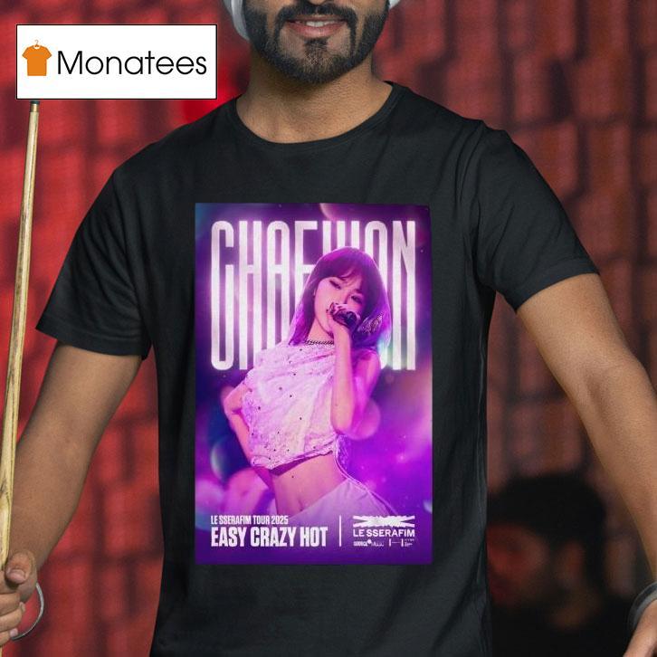 Sserafim Easy Crazy Hot Le Sserafim Tour 2025 Shirt