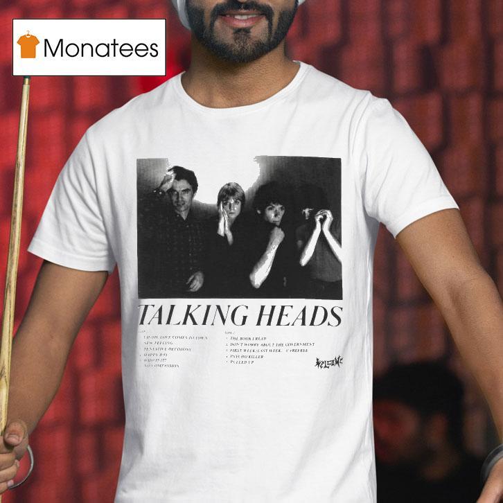 Talking Heads X Welcome Track List Shirt