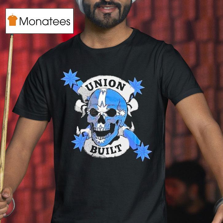 Victoria Cfmeu Union Built Fear Stops You Skull Shirt