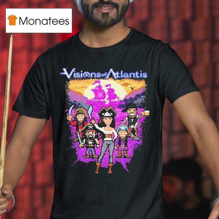 Visions Of Atlantis 8bit Party Pirates Shirt