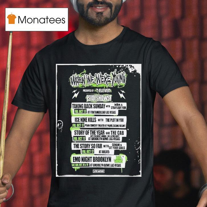 When We Were Young Festival Live Nation The Wwwyfest 2025 Sideshows Shirt