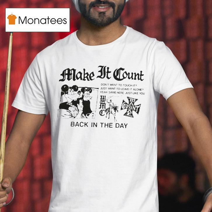 Wmc Make It Count Back In The Day Mouse Friends Shirt