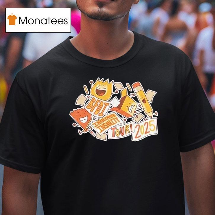 Bfdi X Inanimate Insanity 2025 Tour Shirt